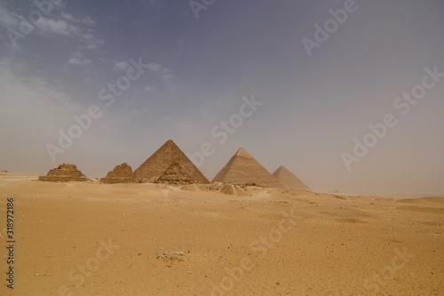 Pyramids at Giza  Egypt