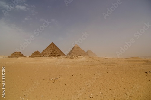 Pyramids at Giza  Egypt