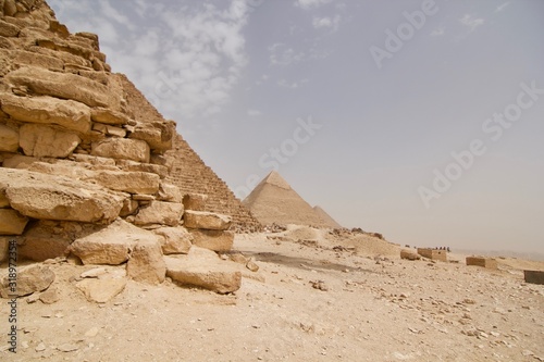 Pyramids at Giza  Egypt