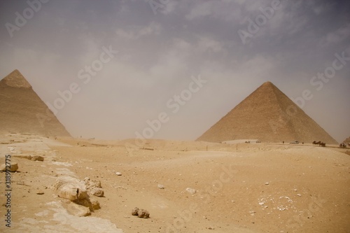 Pyramids at Giza  Egypt