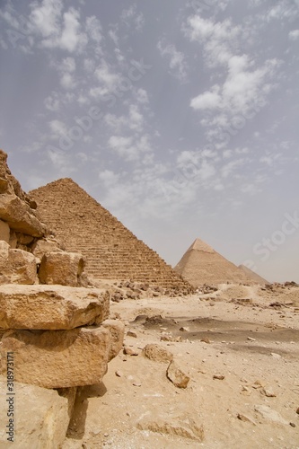 Pyramids at Giza  Egypt