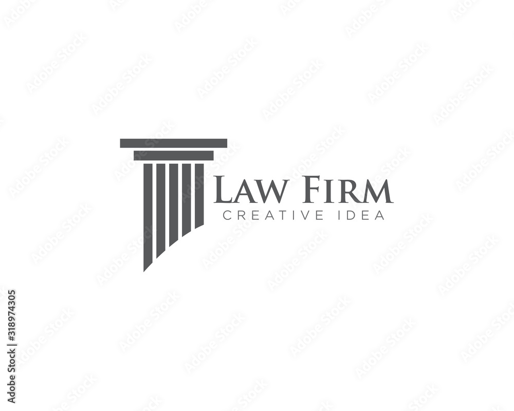 Law Firm Logo Design Vector