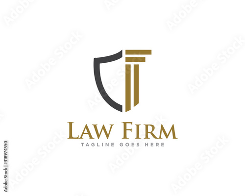 Law Firm Logo Design Vector