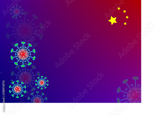Coronavirus outbreak and coronaviruses influenza background. Coronavirus 2019-nCoV. Pandemic medical health risk, immunology, virology, epidemiology concept. 