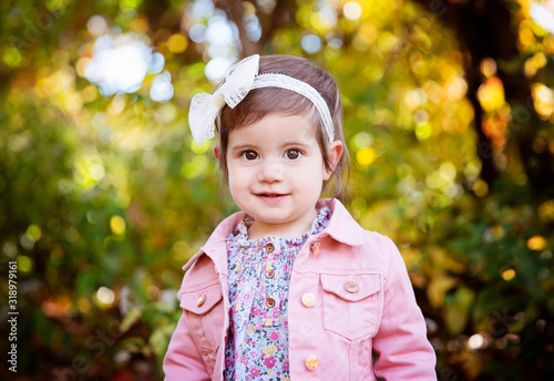 Beautiful Toddler Girl Brown Eyes
