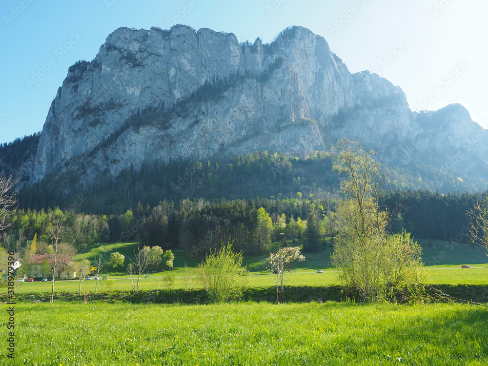 Obraz premium Salzkammergut - Drachenwand (Mondsee)