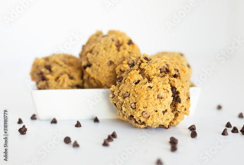 Healthy Protein Chocolate Chip Cookies