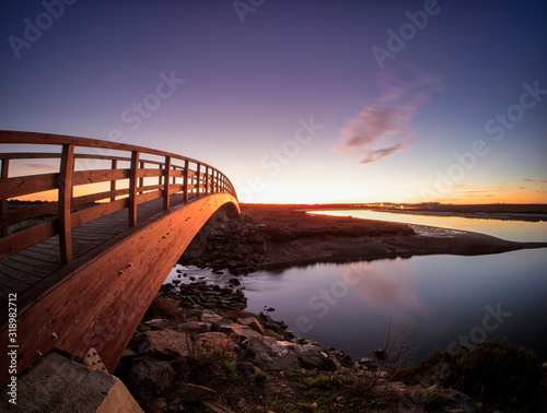 Atardecer en las marismas del rompido