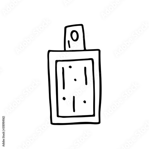 Cutting board dish cute kitchen equipment vector doodle hand drawn illustration, sticker, icon. Monochrome black design. Isolated on white background. Kitchen staff design element. Line art. 