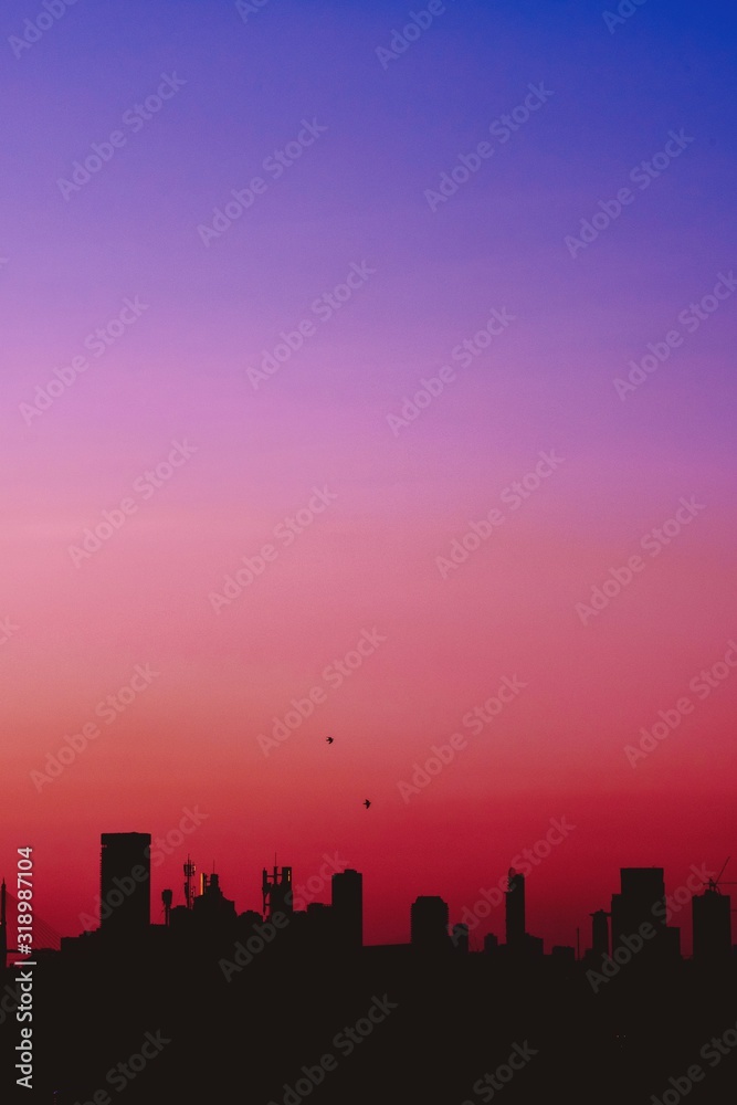 city at sunset city at sunset