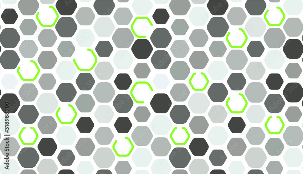 Hexagon seamless pattern vector background concept Hexagon seamless pattern vector background concept