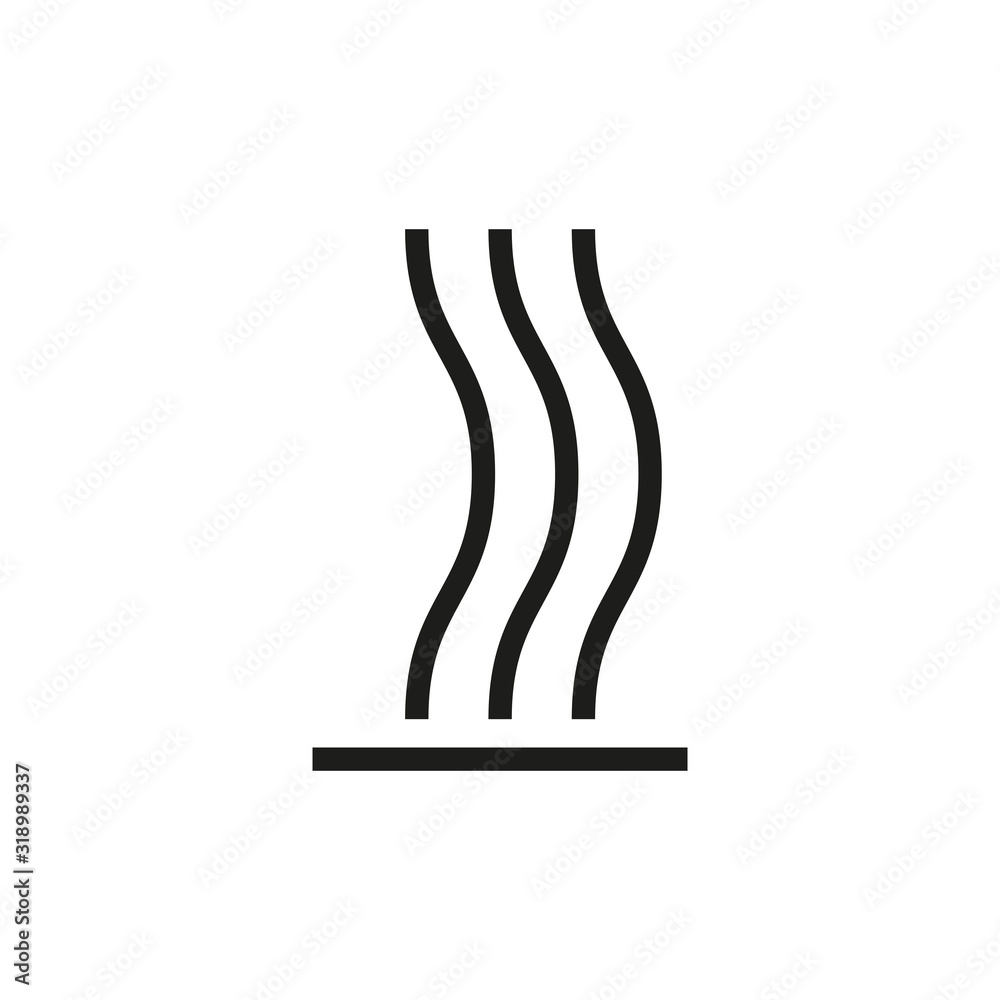 Obraz premium Steam icon. Simple vector illustration