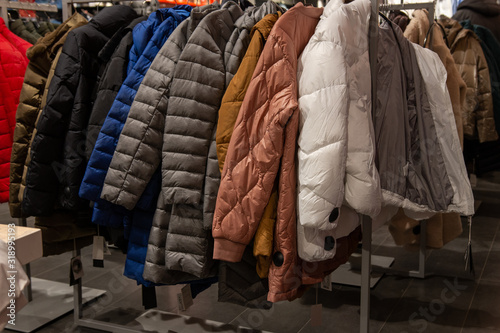 many winter jackets