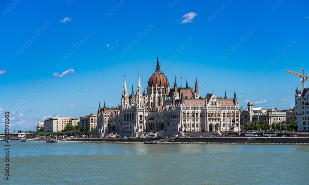 Parliament Building in Budapest, Hungary.