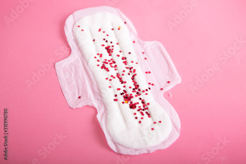 Menstruation period concept.