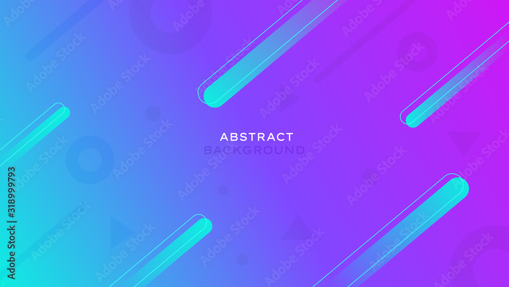 Colorful geometric background. Fluid shapes composition. Universal trend halftone geometric shapes. Modern vector illustration