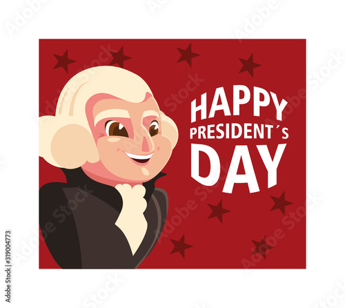 happy president day, president george washington