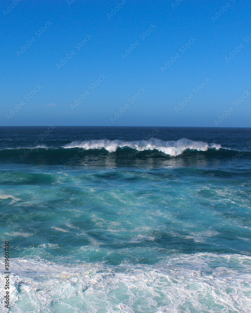 Atlantic ocean waves, from Portuguese coast Atlantic ocean waves, from Portuguese coast