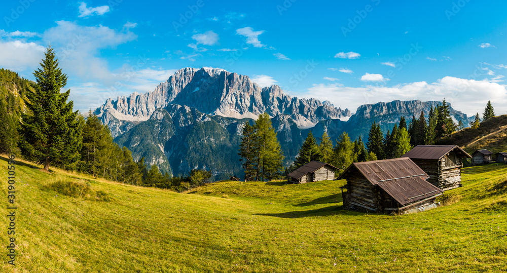 The Civetta mountain in Dolomites, Italy