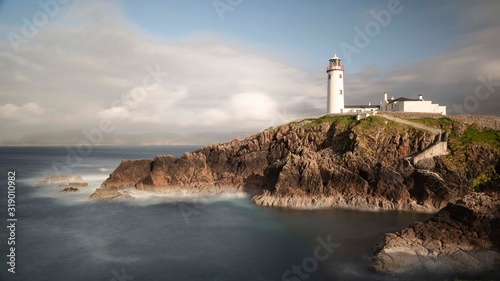 Fanad Lighthouse standing on the north coast of Ireland guiding nautical vessels to safety for the past 200 years.