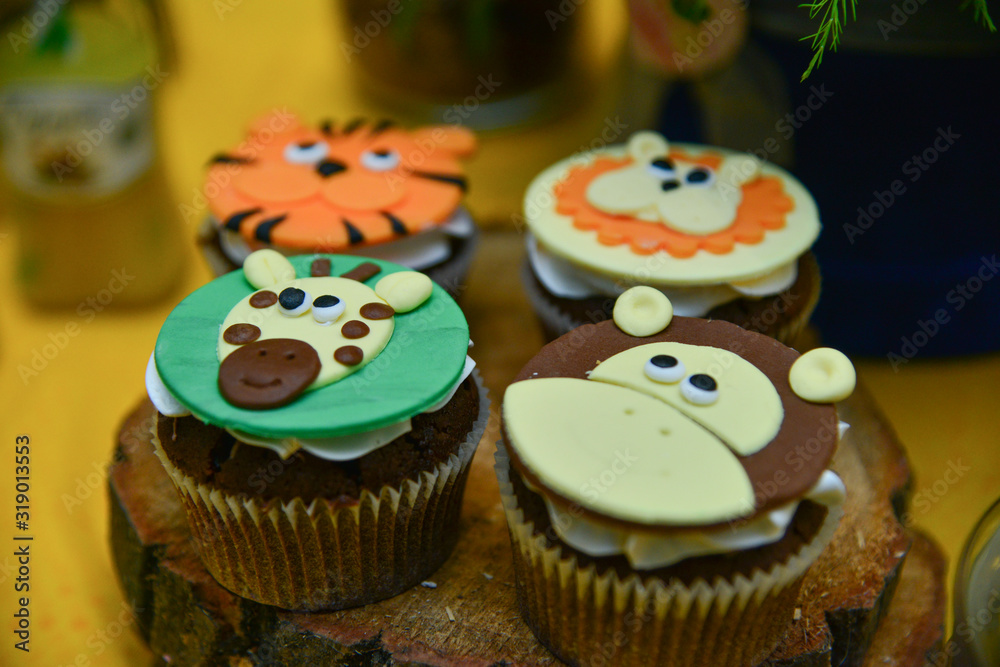 Cakes decorated for children