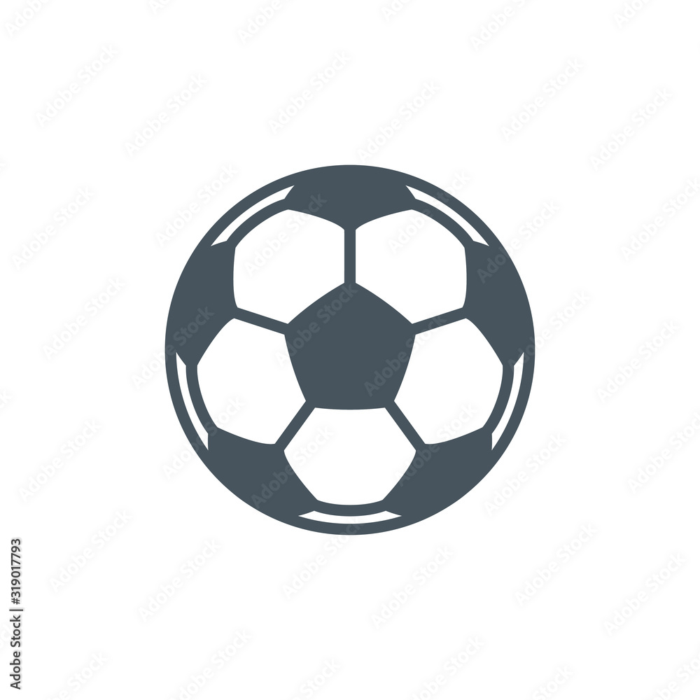 Thin contour lines icon soccer ball for playing football isolated on white background. Modern design minimalistic style black and white outline sign classic leather soccer ball. Thin contour lines icon soccer ball for playing football isolated on white background. Modern design minimalistic style black and white outline sign classic leather soccer ball.