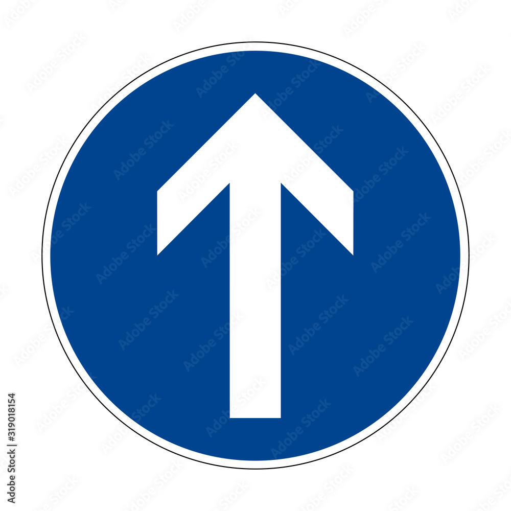 Right here. Do not collapse. Road sign of Germany. Europe. Vector graphics. Right here. Do not collapse. Road sign of Germany. Europe. Vector graphics.