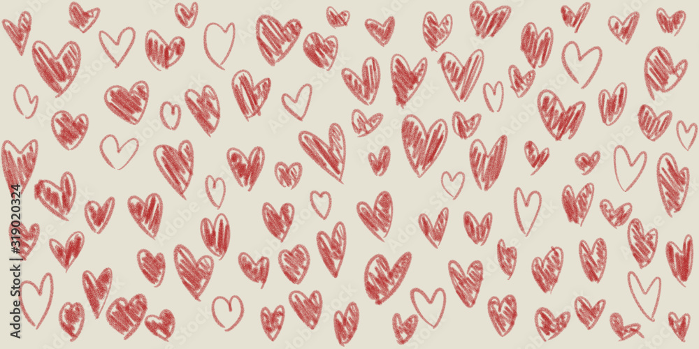 seamless pattern with hearts seamless pattern with hearts