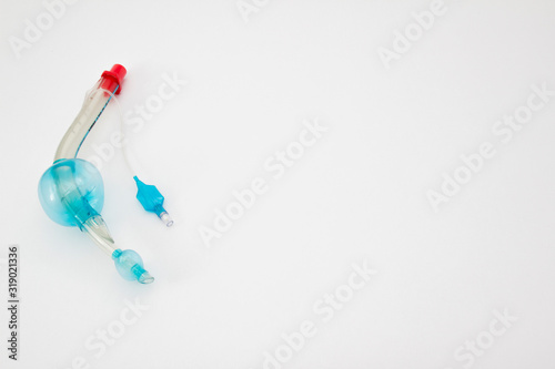 Laryngeal tube filled with air isolated, LTS