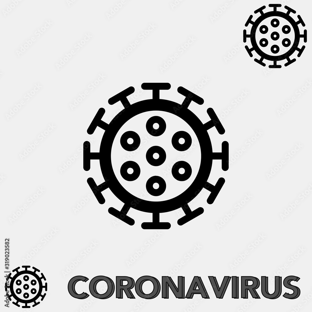 Coronavirus in China. Novel coronavirus. Concept of coronavirus quarantine.