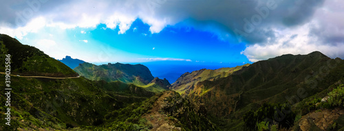 Mountain views drive to Mask the village, Tenerife