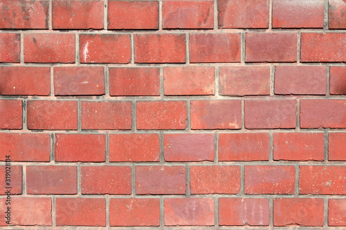 Red brick wall. Seamless texture.