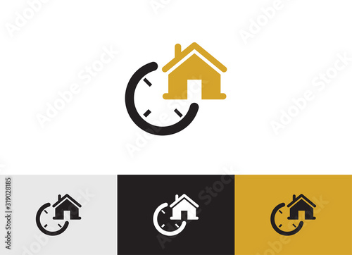 time house glyph vector icon - ui icon vector