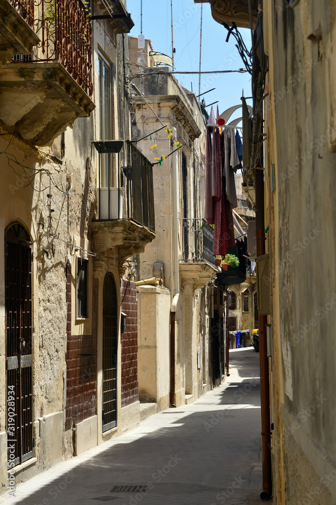 Fototapeta premium panoramic view of some corners of Sicily. Syracuse