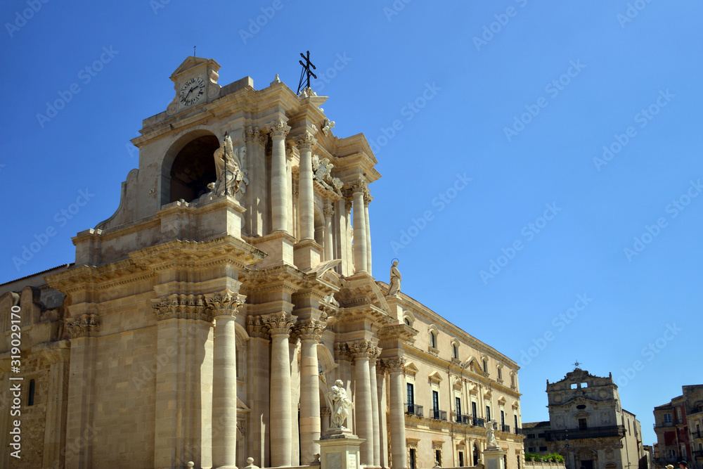 Obraz premium panoramic view of some corners of Sicily. Syracuse