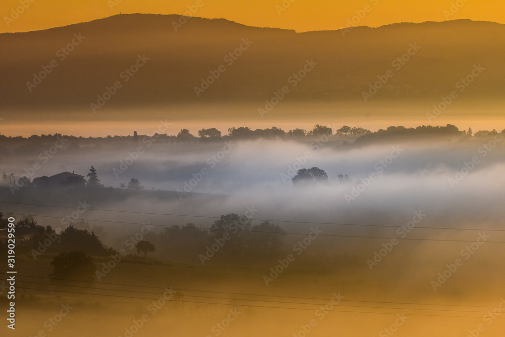 Morgennebel in der Toscana Morgennebel in der Toscana