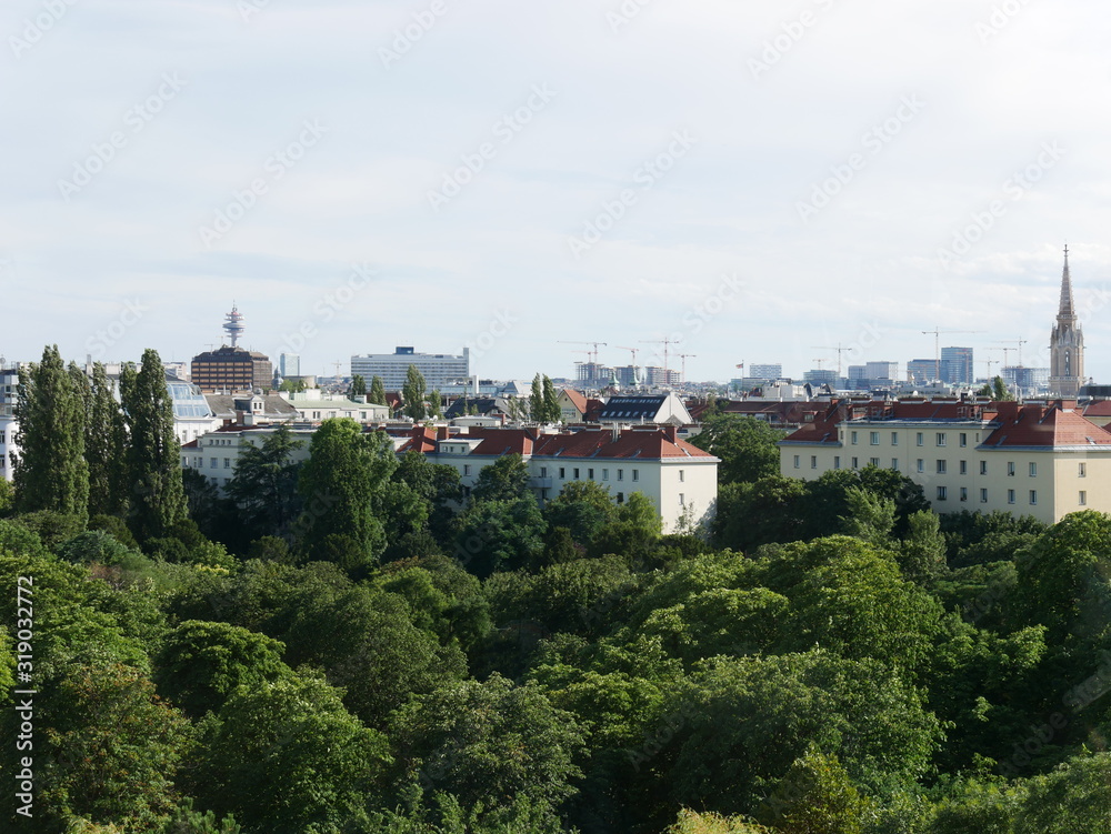 view of the city vienna