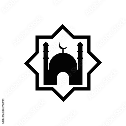 mosque logo vector