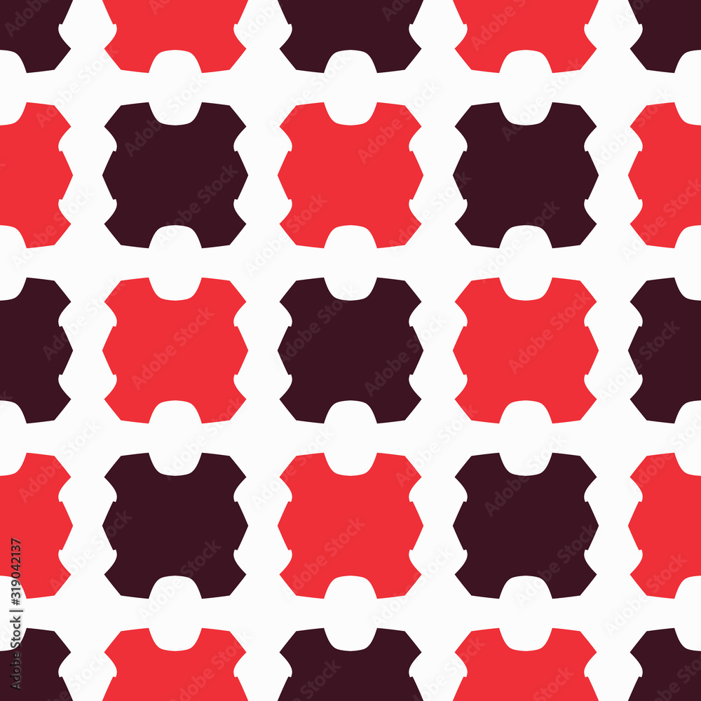 Seamless pattern with geometric shapes. Seamless pattern with geometric shapes.