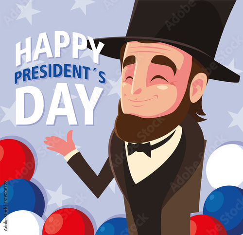 happy president day, president Abraham Lincoln