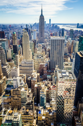 Aerial view of Manhattan and the Empire State Building © Maurizio