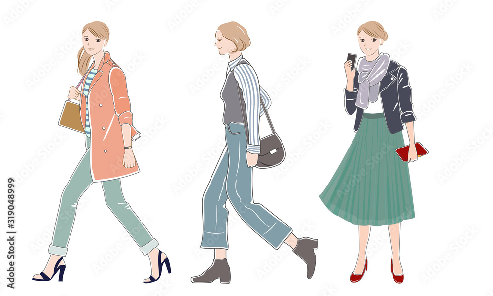 Obraz premium 女性 ファッション