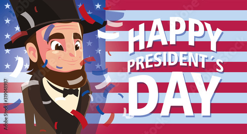 happy president day, president Abraham Lincoln