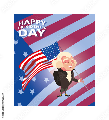 happy president day, president george washington