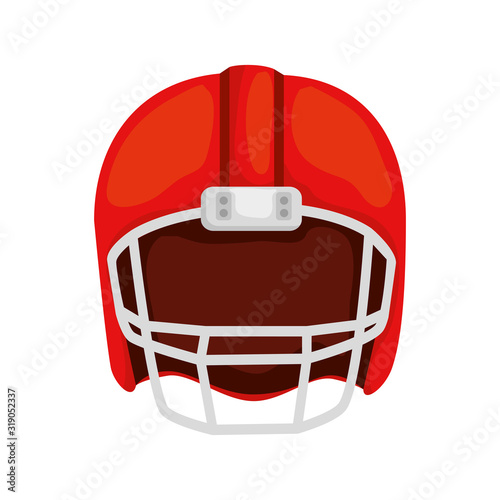 american football helmet isolated icon