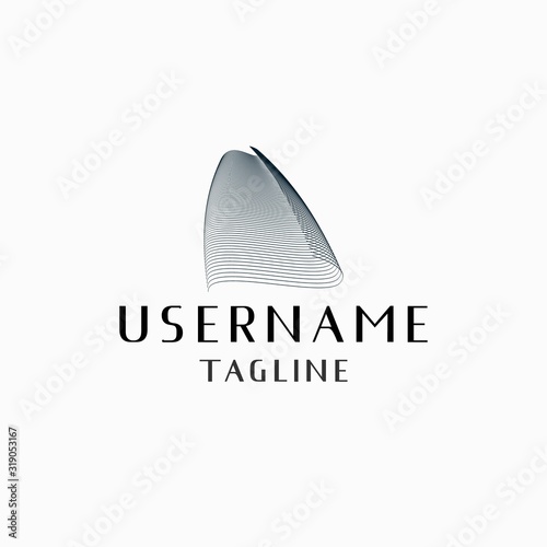 abstract sail logo design inspiration . skyscraper logo design template . building logo design . sail wind icon template