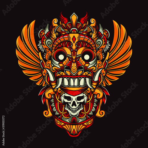 Ethnic Mask Vector Illustration