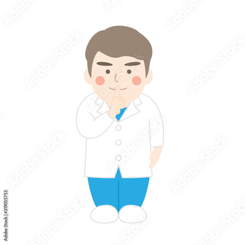 白衣男性キャラクター秘密