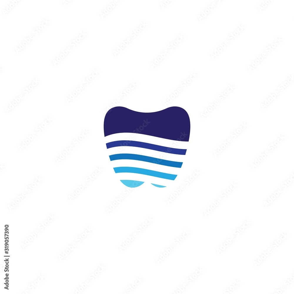 Obraz premium Dental logo template vector icon design