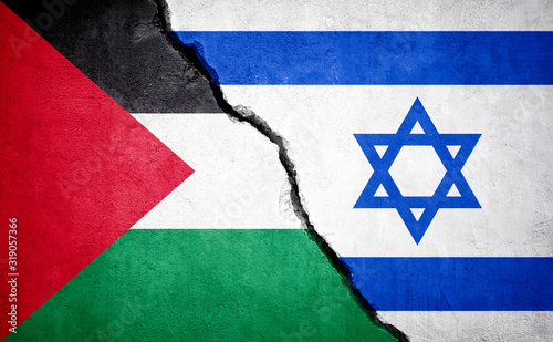 Obraz na plátne Palestine and Israel conflict.